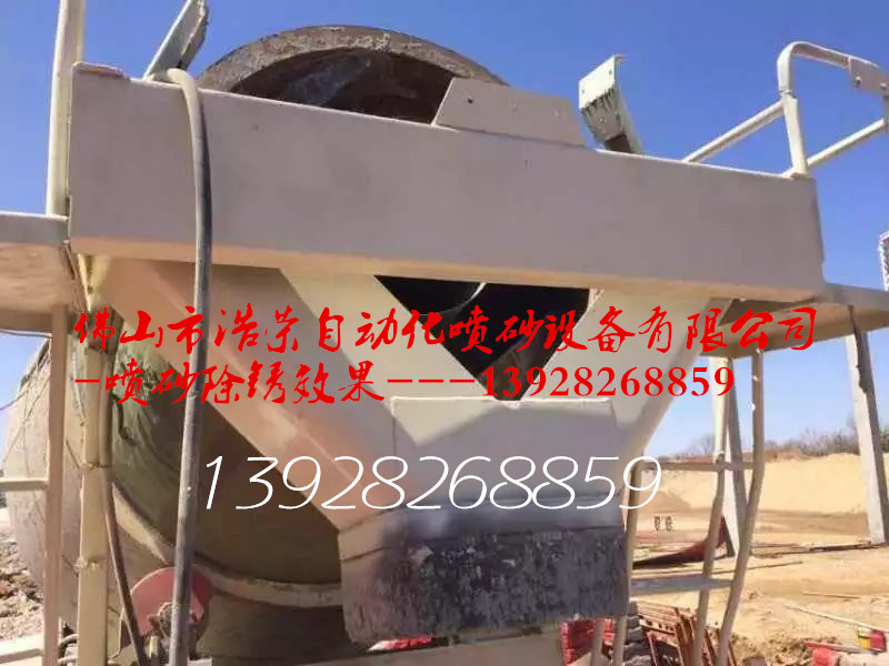 水泥攪拌車翻新-去水泥塊舊油漆專用機(jī)械