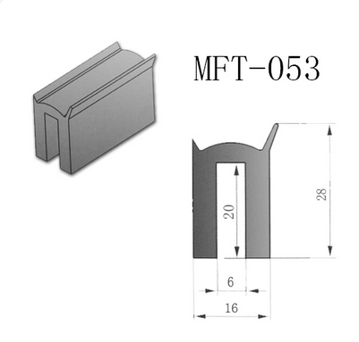 廠家直銷(xiāo)電器密封條MFT-053黑色發(fā)泡EPDM密封條耐高溫耐腐蝕