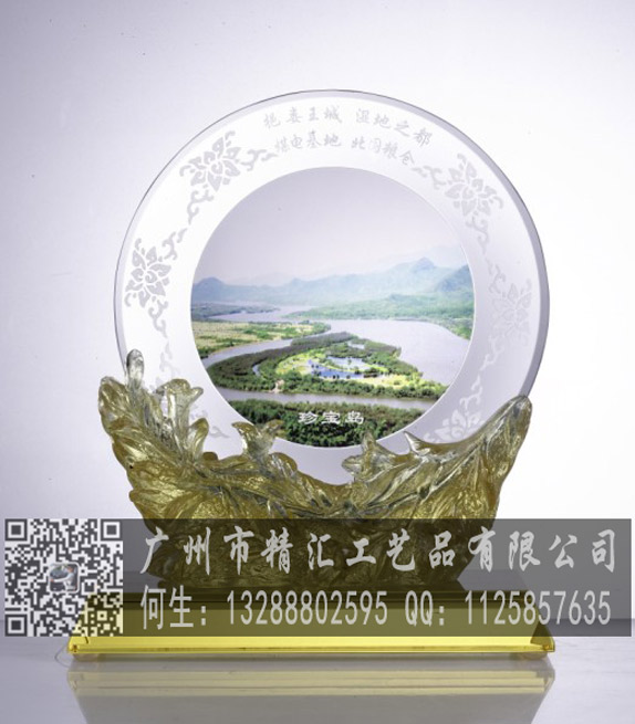 青海水晶紀(jì)念品廠家，青海企業(yè)周年慶典水晶禮品定做