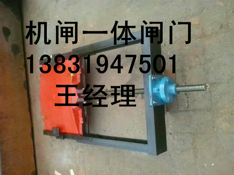 浙江遂昌0.6米乘0.6米渠道機(jī)閘一體閘門