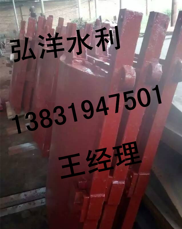 明桿式2米*2米單向排水鑄鐵閘門價格是多少