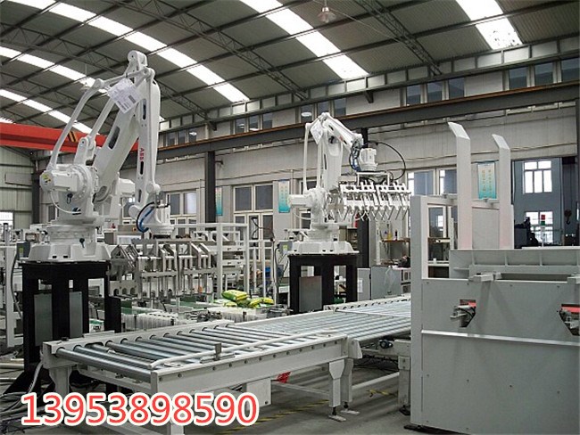 山東廠家供應 碼垛生產(chǎn)線 搬運機械手 料袋碼垛機器人