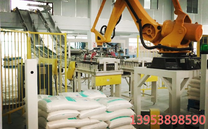 工業(yè)機(jī)器人 全自動(dòng)碼垛機(jī) 袋裝碼垛機(jī) 高位碼垛機(jī)