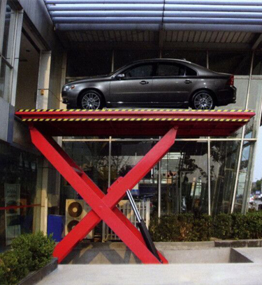 濟南霸力剪叉式汽車升降平臺
