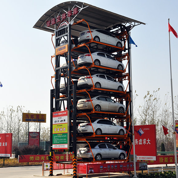 山東九路泊車立體停車場設(shè)計(jì)、建造，垂直循環(huán)立體車庫模塊制造流水安裝