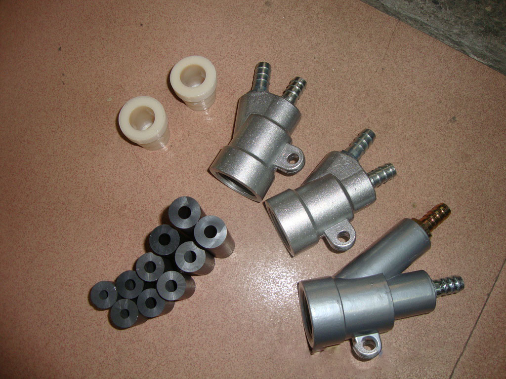 湖州B型碳化硼噴砂槍 35長碳化硼噴砂嘴 耐磨碳化硼噴砂槍