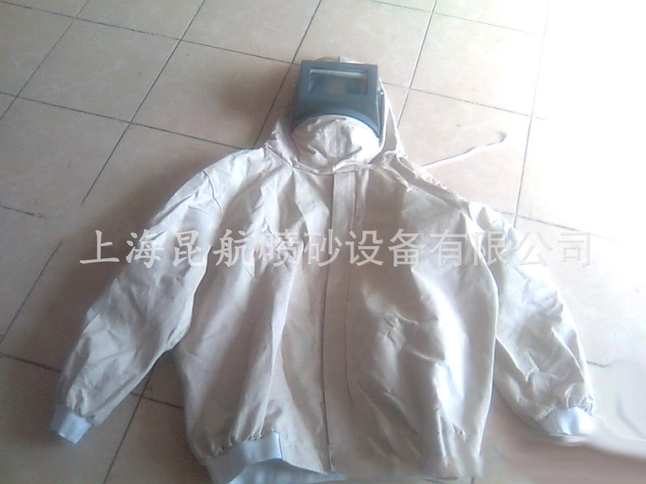杭州透氣式帆布噴砂服 加厚耐磨帆布噴砂服 白色帆布噴砂服