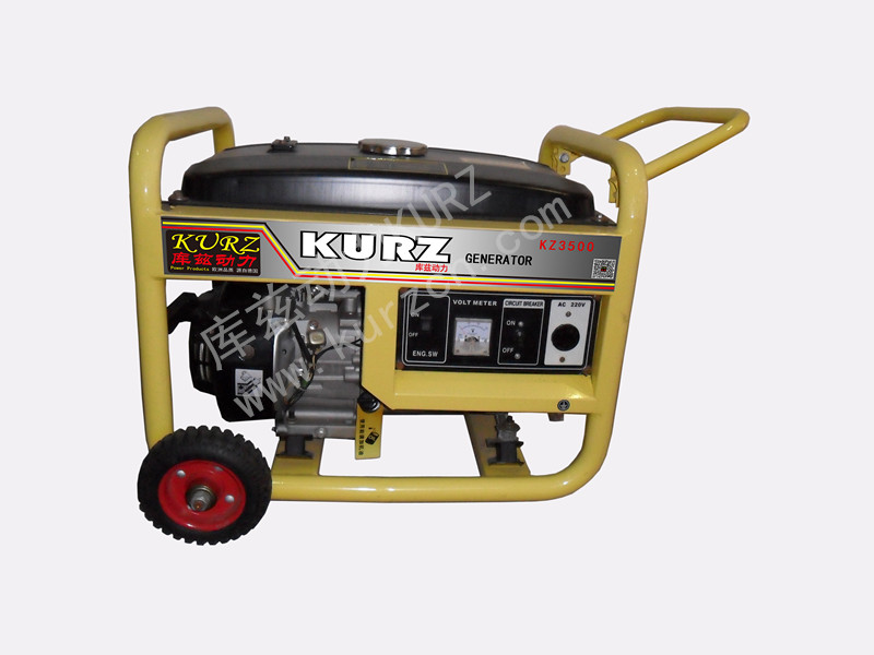 手啟動3千瓦汽油發(fā)電機廠家KZ3500