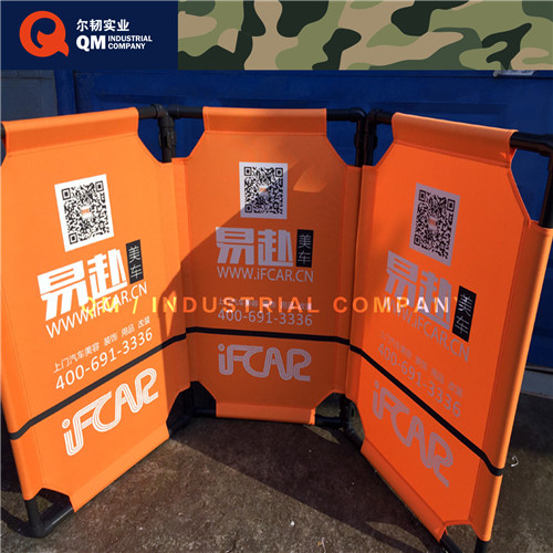 折疊布藝圍欄，隔離安全布藝圍欄
