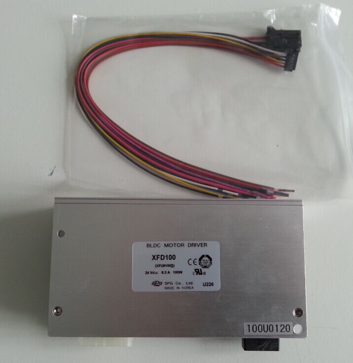 AGV小車專用馬達24V 100W SPG無刷直流馬達驅動器