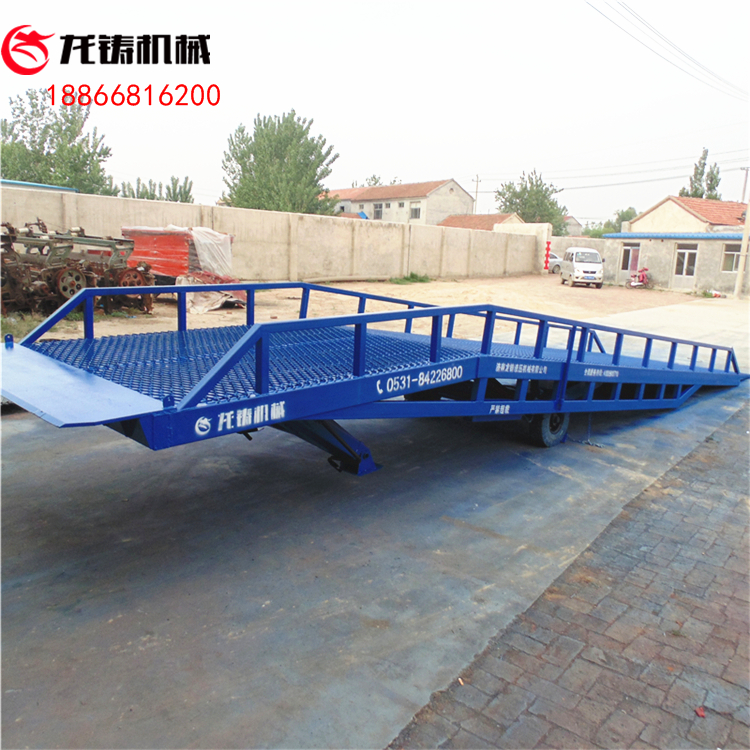 太原載重10噸移動式登車橋手動液壓登車橋貨柜裝卸平臺機(jī)械式登車橋定制公司