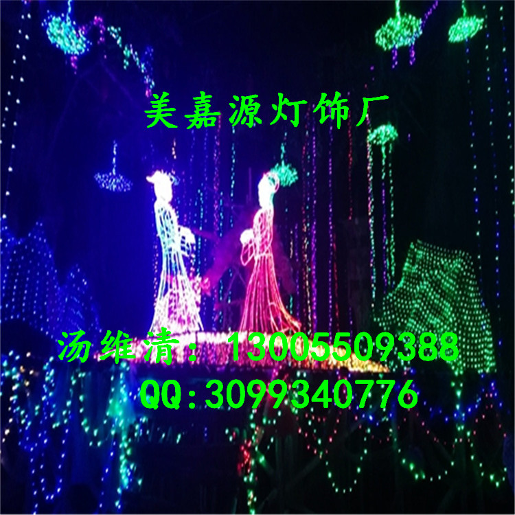 LED鋼琴造型燈，夜景造型燈，浪漫七夕夢(mèng)幻燈光節(jié)造型燈