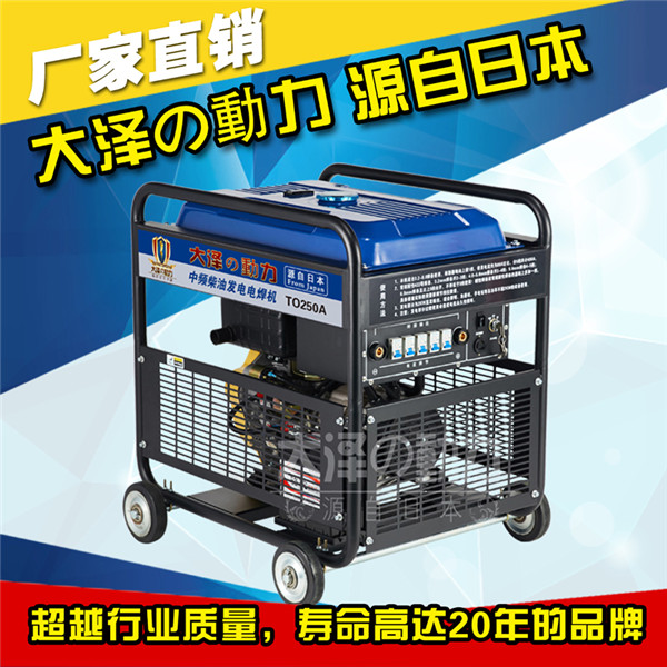 蘇州移動(dòng)式250A柴油發(fā)電焊機(jī)
