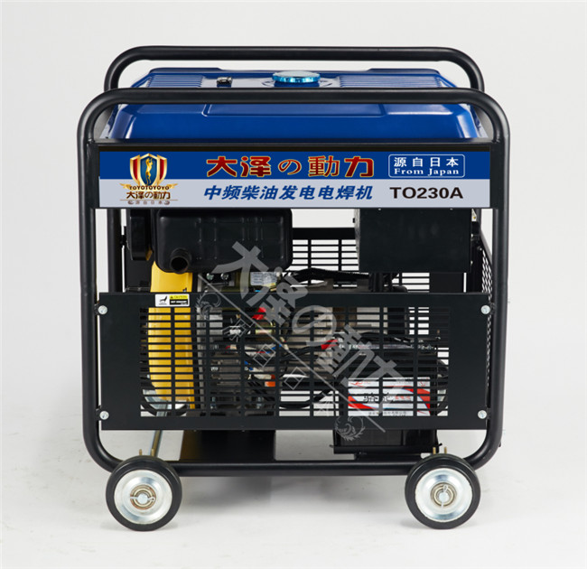 威海230a自發(fā)電焊機外形尺寸