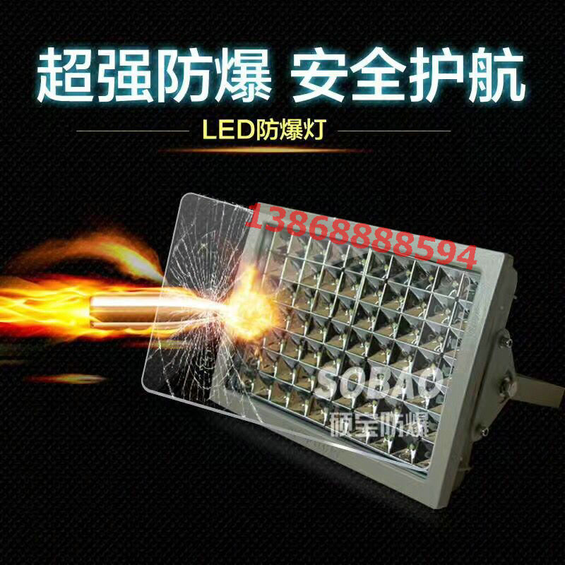糧油廠100wled防爆燈 100wled防爆照明應(yīng)急燈