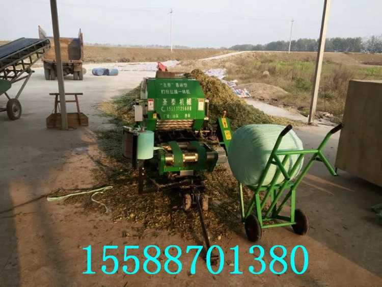 甘孜州青儲打捆包膜一體機√青儲打捆包膜一體機(高清圖)