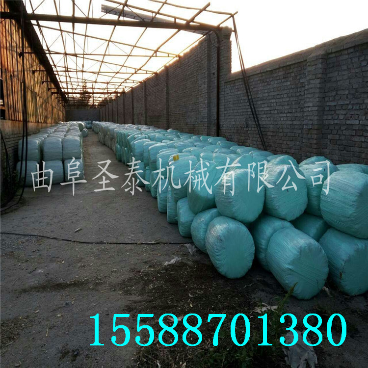 運城青儲打捆包膜機√青儲打捆包膜一體機(高清圖)