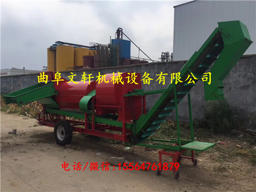 鄂爾多斯大型花生收獲機視頻花生摘果機行情