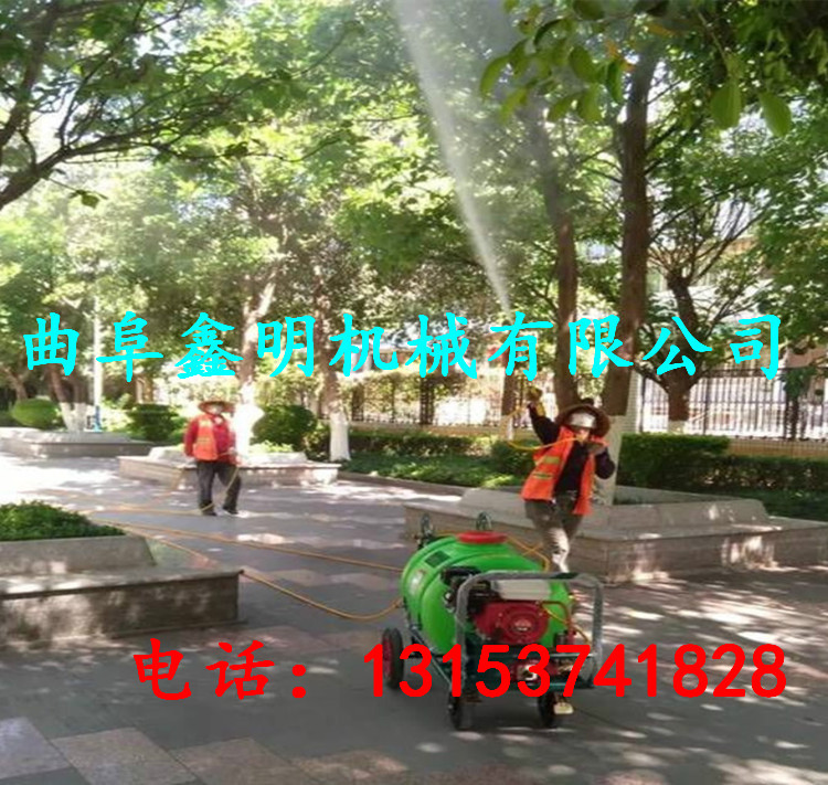 花木路樹手推式打藥機(jī)圖片 多用途汽油打藥機(jī) 拉管式打藥機(jī)性能