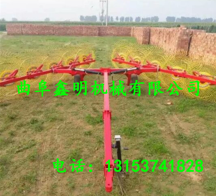 山東鑫明大型牧草指盤式摟草機廠家現(xiàn)貨 秸稈割草機 優(yōu)質(zhì)摟草機性能