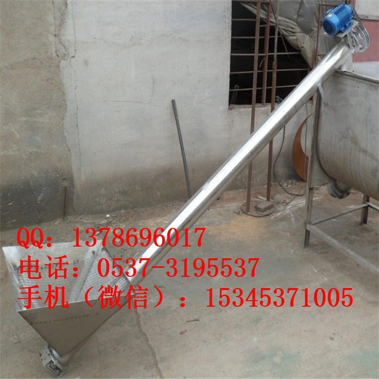 多功能螺旋提升機(jī)定制 移動(dòng)式蛟龍上料機(jī) 傾斜式圓管耐磨上料機(jī)