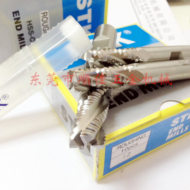 正品STK鈷高速 白鋼粗皮銑刀 波刃玉米銑刀 鋁用粗皮刀 普長(zhǎng)
