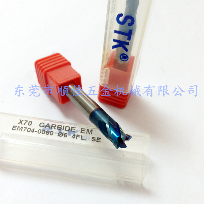 原裝STK藍色涂層鎢鋼合金銑刀 硬質合金平底銑刀X70-POWER