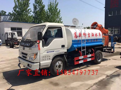 靖江工地2立方霧炮灑水車灑水車廠家