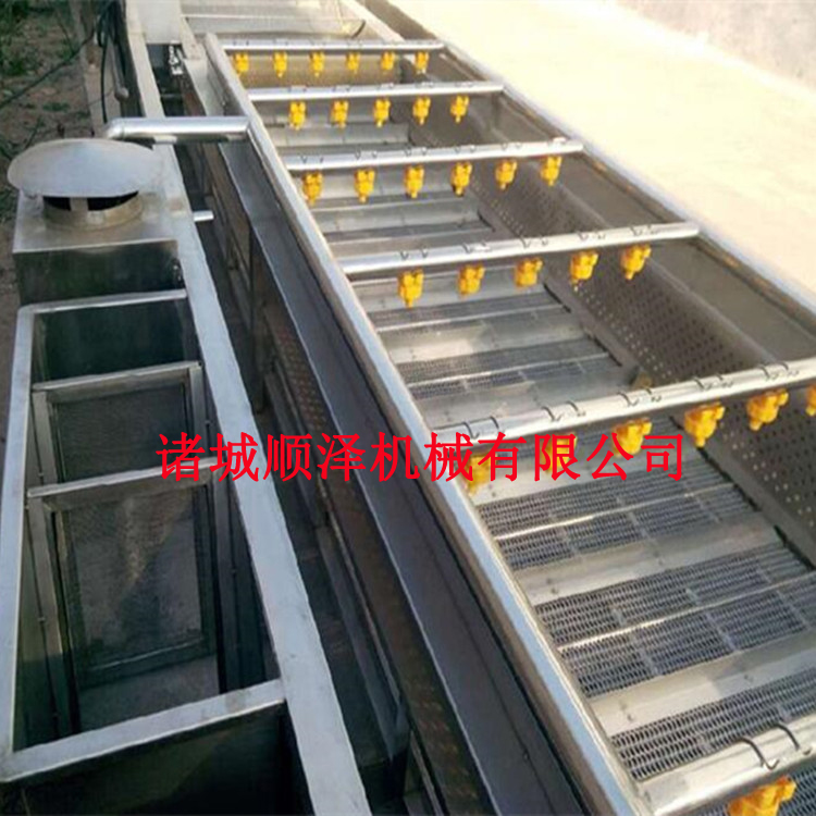 海產(chǎn)品魷魚(yú)解凍線 網(wǎng)帶式連續(xù)鼓泡解凍線