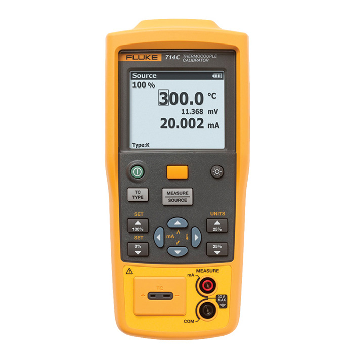 美國福祿克熱電偶溫度校準器fluke714C深圳代理商高準供應銷售報價