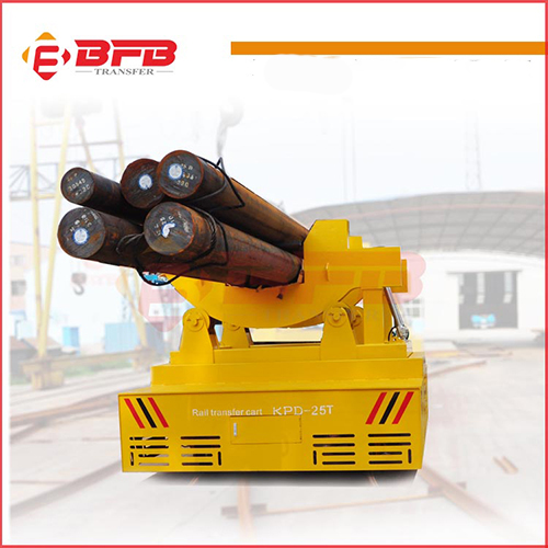 特厚板熱處理生產(chǎn)線工程車間兩跨之間轉(zhuǎn)運(yùn)電動(dòng)平車