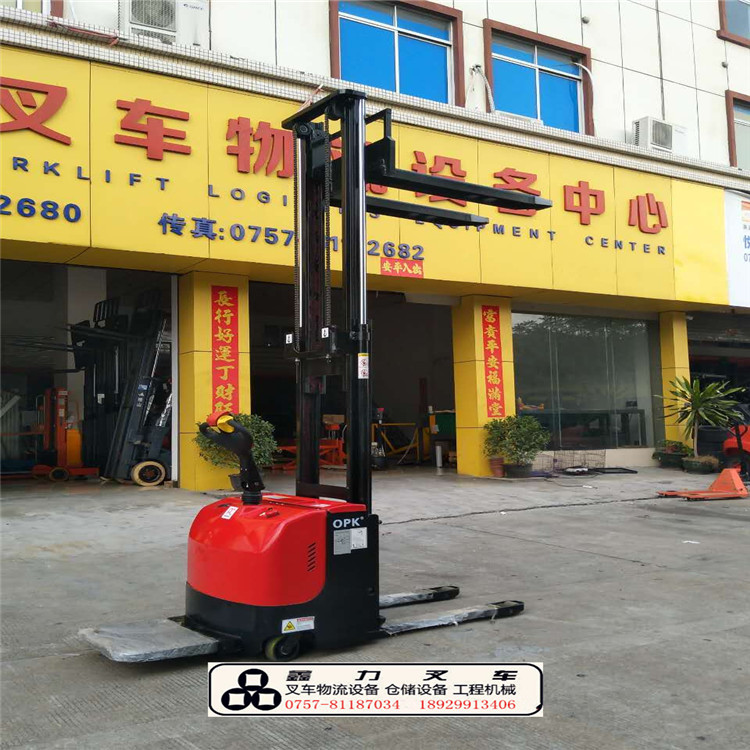 1噸2噸全電動(dòng)叉車液壓升高車裝卸車電瓶升降堆高車機(jī)自動(dòng)堆垛鏟車