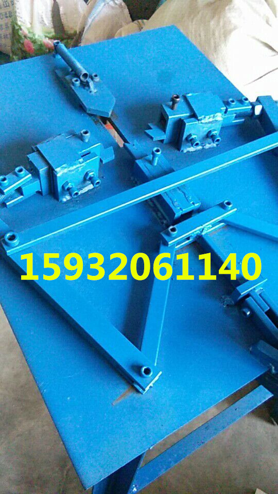 撞角機 氣動腳踏腳踩組角機廠家 金剛網(wǎng)氣動組角機隱形紗窗組角機價格