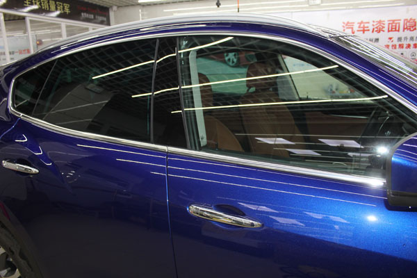 深圳瑪莎拉蒂Levante萊凡特貼膜（隔熱防爆膜）壹捷龍華店龍膜