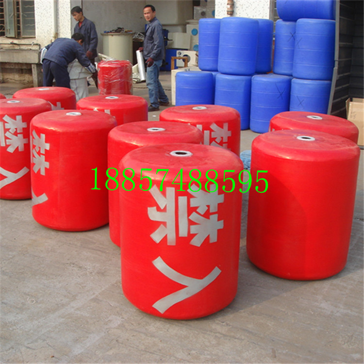 柏泰實(shí)心塑料警示浮筒 橙色預(yù)警標(biāo)識浮筒圖片