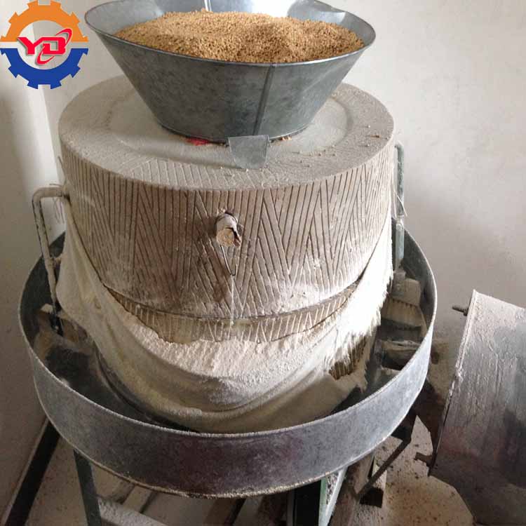 香油、芝麻醬石磨機半自動石磨面粉機型號及價格