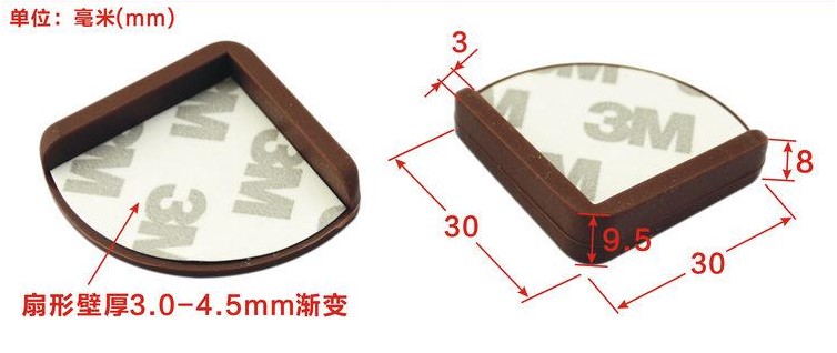 斷橋鋁窗戶護(hù)角鋁合金窗防撞角玻璃桌護(hù)角