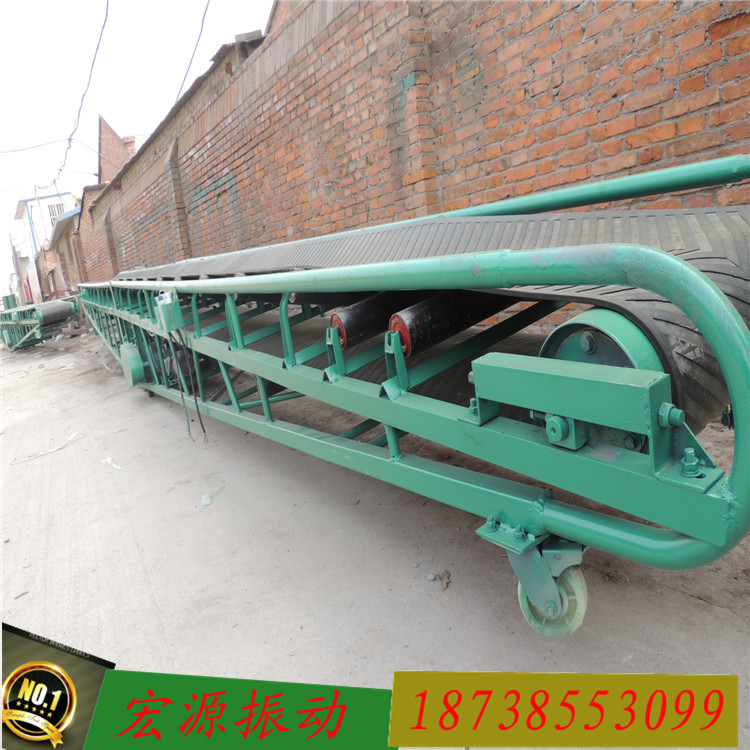 直銷糧食皮帶輸送機(jī) 升降電動(dòng)皮帶機(jī) 礦石/沙土自由升降輸送機(jī)