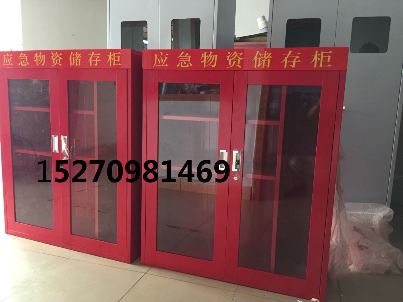 成都消防用品存儲器材柜供應(yīng) 防火玻璃門緊急事故柜