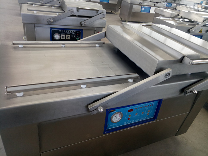 可充氣可抽真空食品真空包裝機 雙室真空充氣包裝設(shè)備廠家直銷