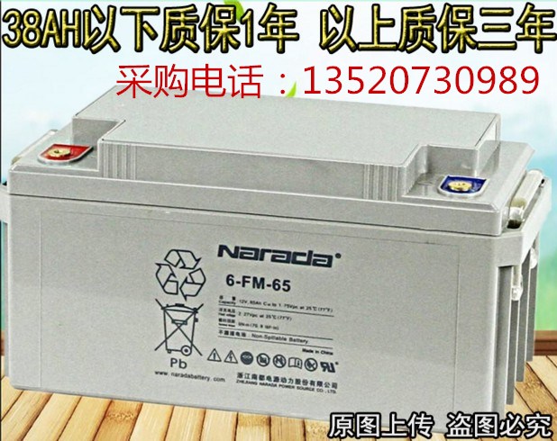 南都蓄電池12V65AH