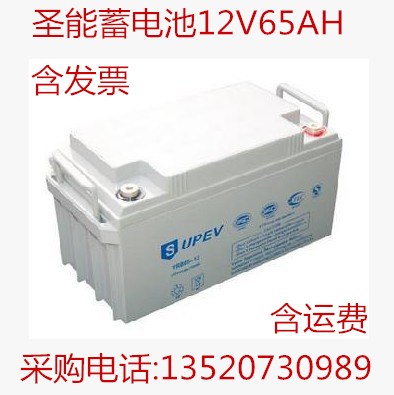 圣能蓄電池12V65AH風(fēng)電成發(fā)電基站專用