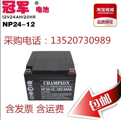 CHAMPION冠軍蓄電池NP24-12/12V24AH廠家參數(shù)報價