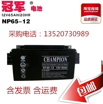 張家界市冠軍蓄電池NP65-12 /12V65AH參數(shù)規(guī)格報(bào)價(jià)