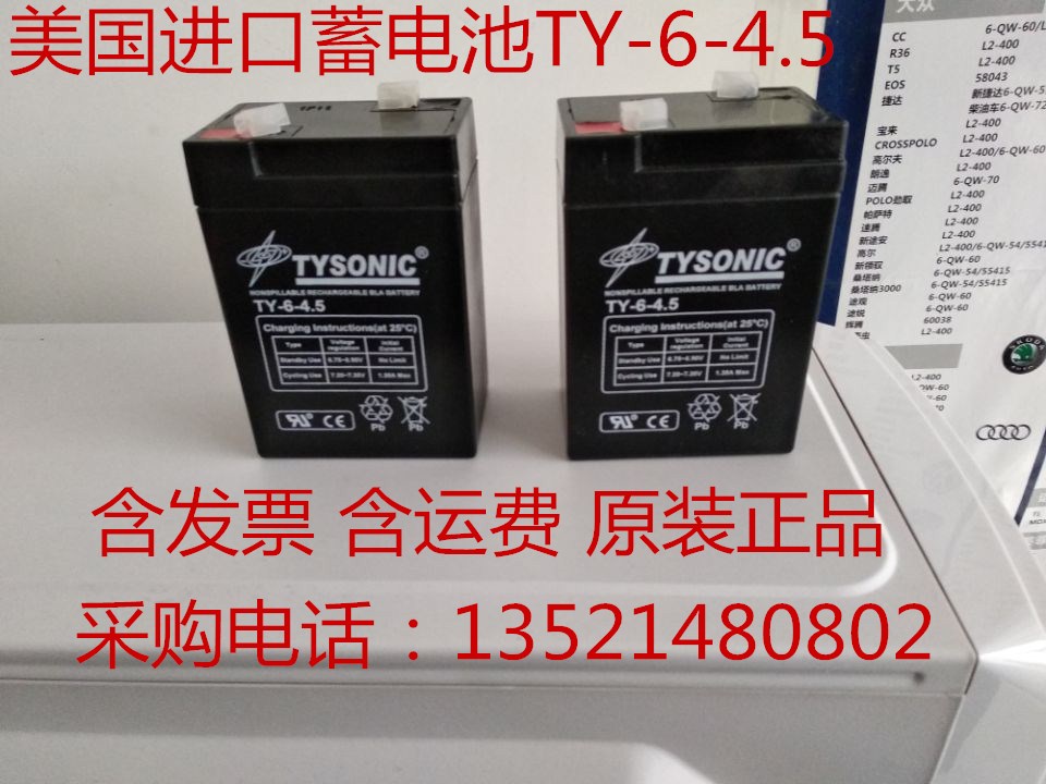 美國TY-6-4.5蓄電池