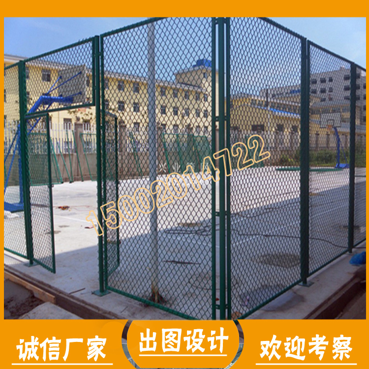 南寧學院運動場圍欄 來賓防爬鐵絲網(wǎng) 柳州戶外勾花網(wǎng)圍擋
