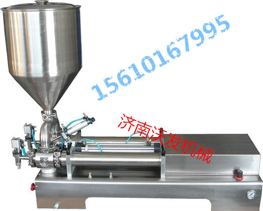 淄博甜面醬500g灌裝機(jī)#東營(yíng)臥式花生醬灌裝機(jī)廠家來(lái)沃發(fā)機(jī)械