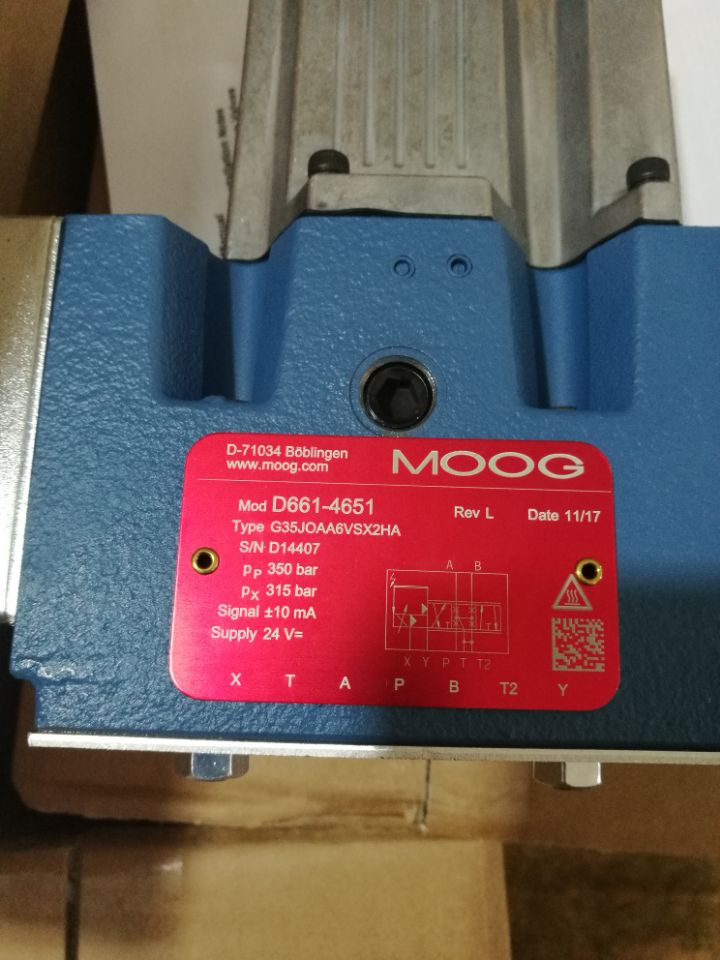 MOOG伺服閥D661-4651 G35J0AA6VSX2HA 現貨特價