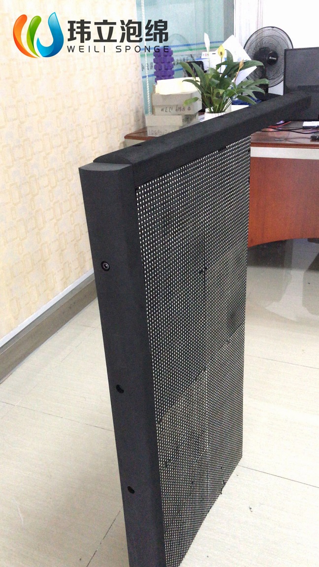 廠家直銷(xiāo)LED顯示屏防護(hù)條EVA橡膠泡綿防震