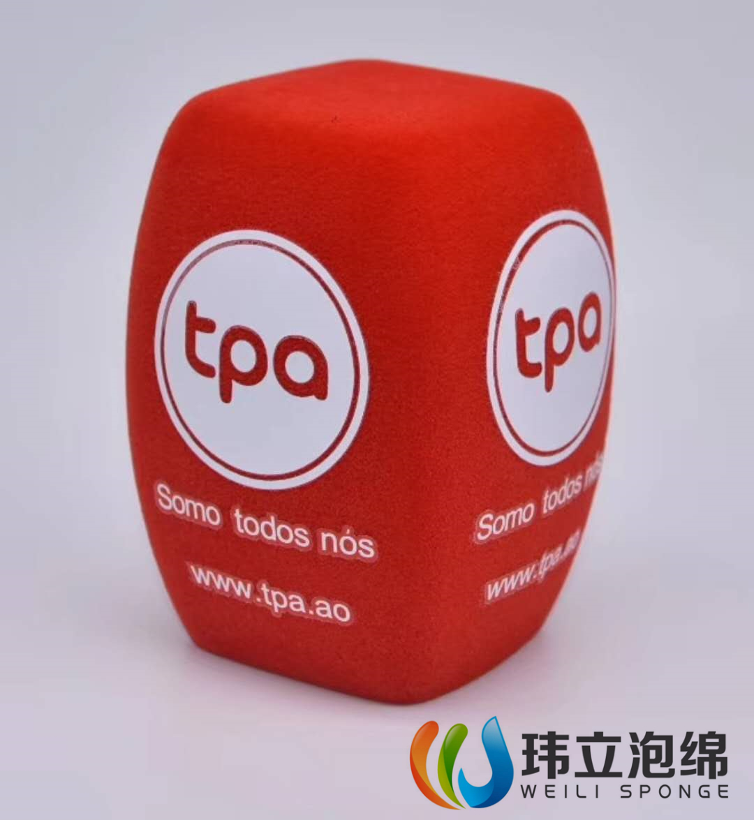 東莞瑋立直銷出口電視臺話筒套異形海綿話筒套